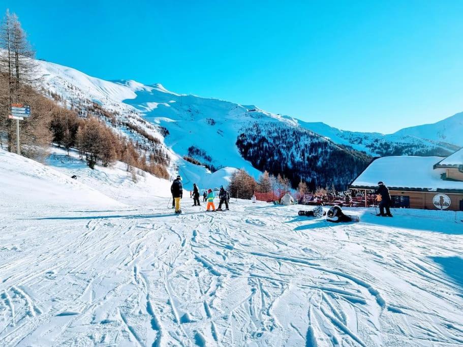 T2 + Coin Montagne - Wifi/Piscine - Les Orres 1800 Apartment Екстериор снимка